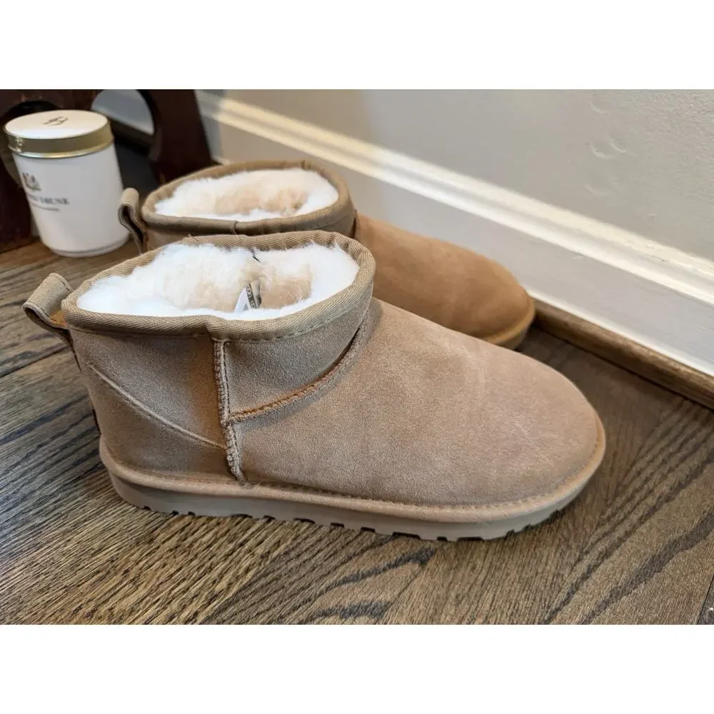 Ugg Austrialia Ultra Mini Chestnut Women's Sz 8 NEW
